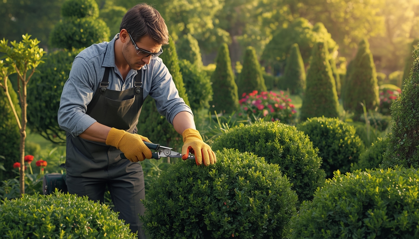 Técnicas de poda profesional en arbustos ornamentales